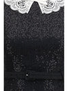 sequin bouclé dress