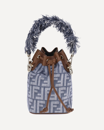 Fendi Mon Tresor Bucket Bag Light Blue