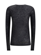 SAINT LAURENT M short-sleeved t-shirt in cashmere and silk 