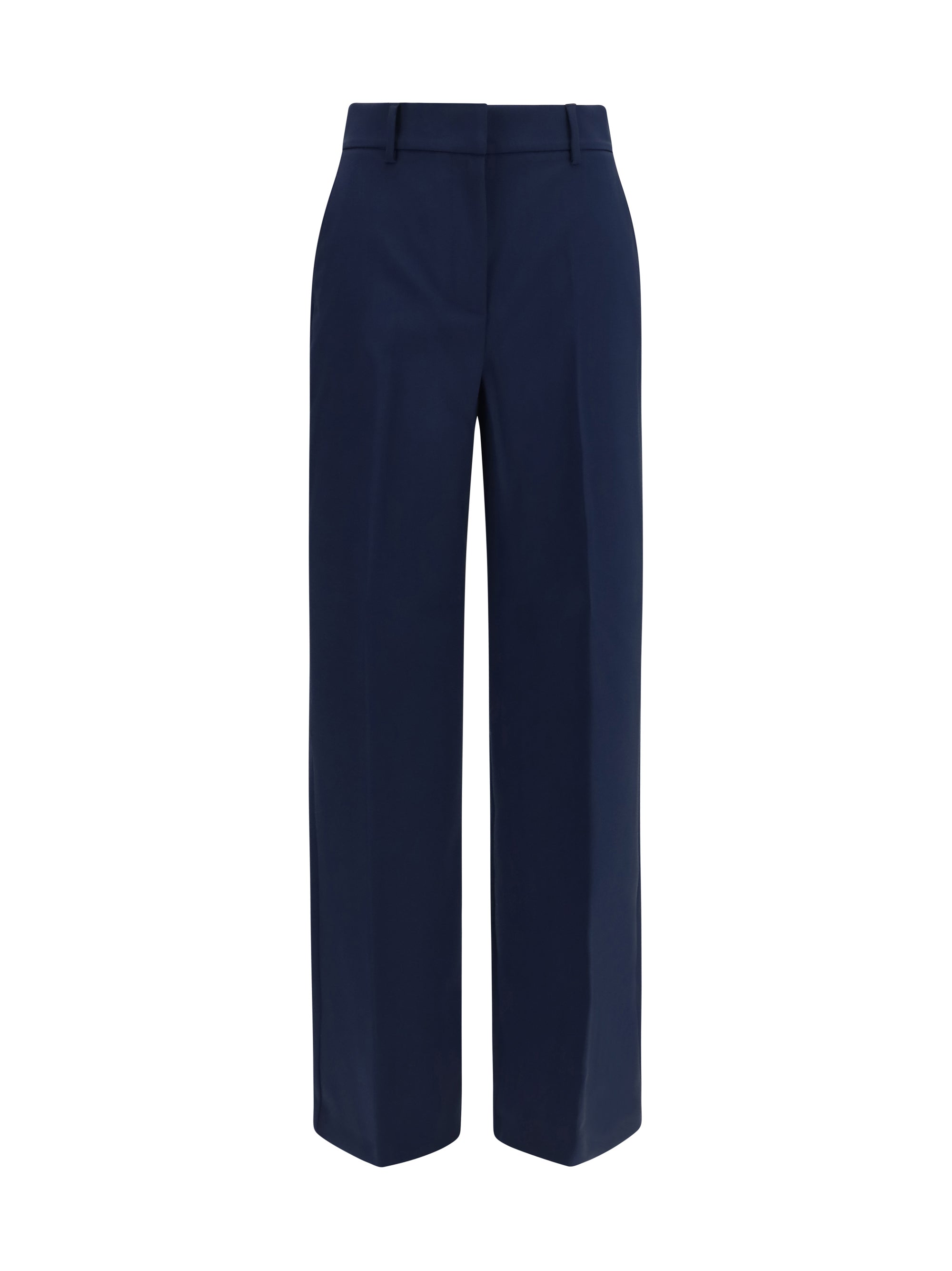 stretch wool palazzo trousers