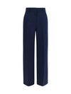 stretch wool palazzo pants