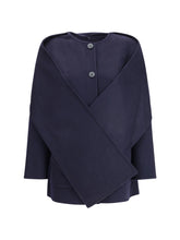 DYNAMIS STUDIO 40 wool scarf coat