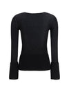 merino wool crewneck top