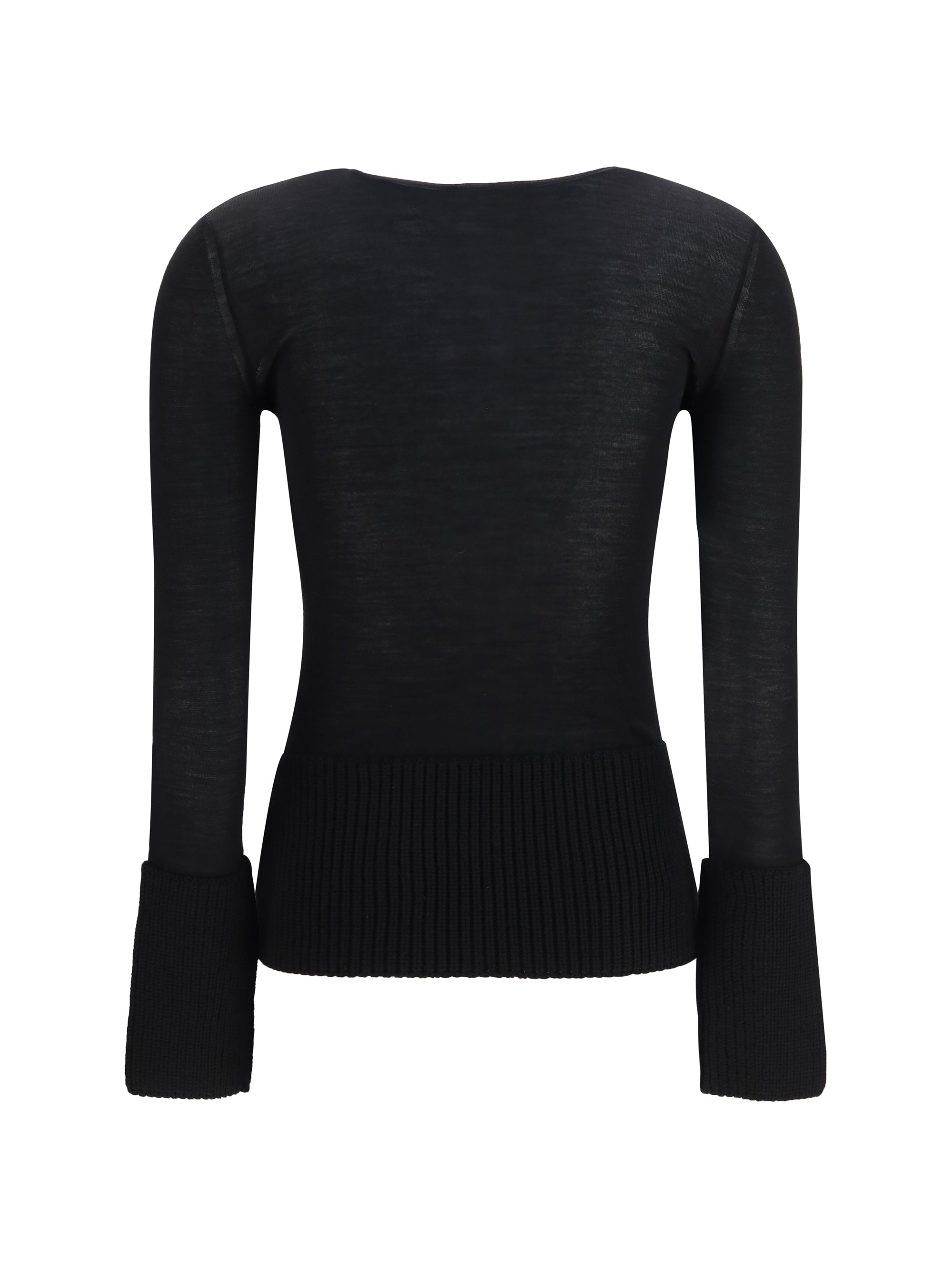 merino wool crewneck top