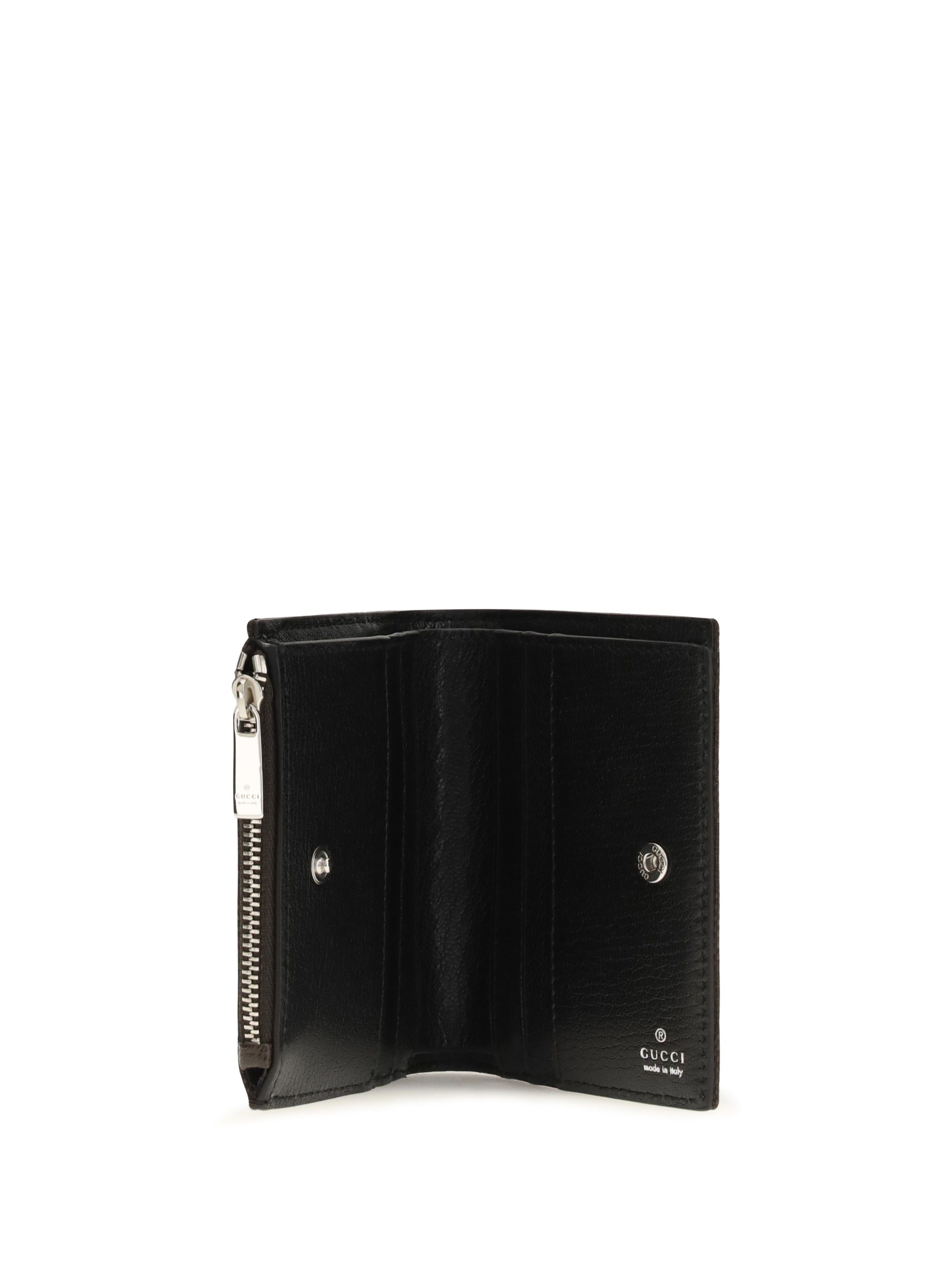 small wallet with plaque