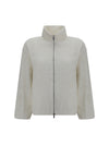 jacket short padded jacket with striped fabric