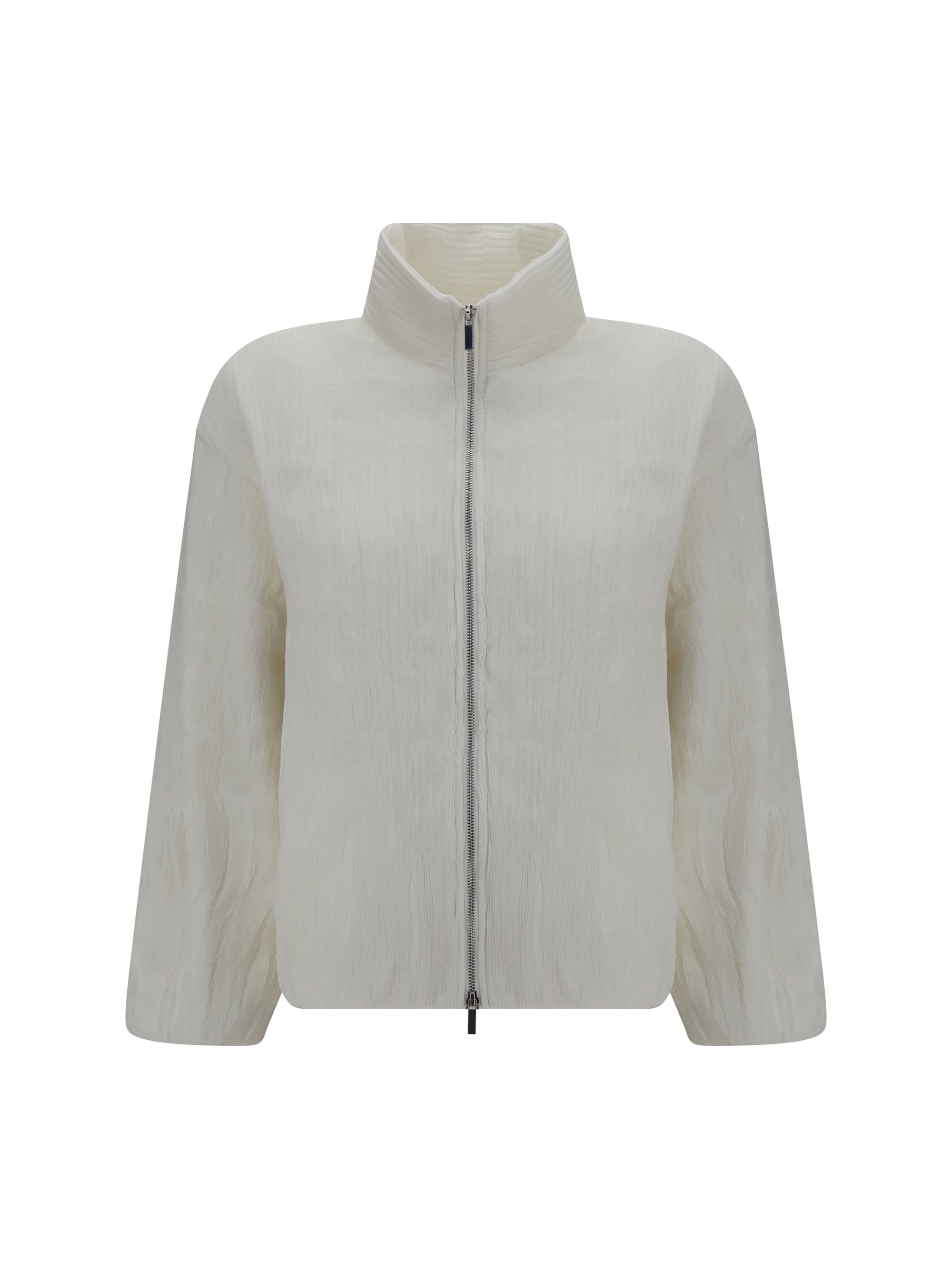 jacket short padded jacket with striped fabric