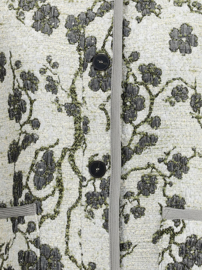 FORTE_FORTE I la lune en fleur jacquard jacket 