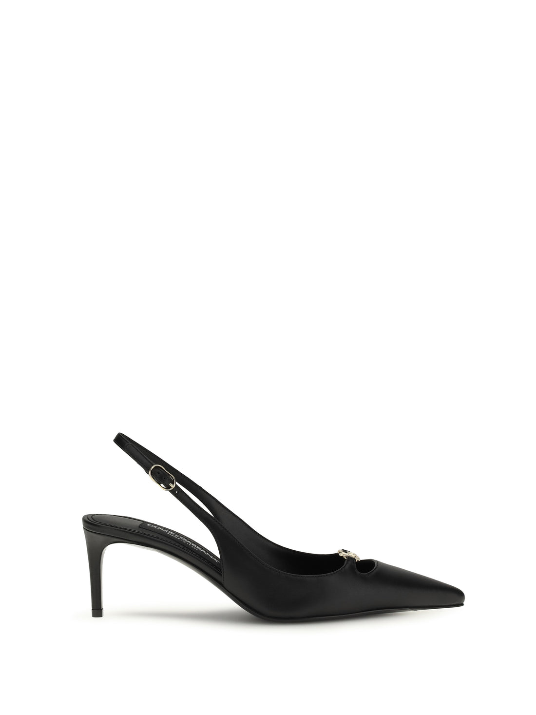 DOLCE &amp; GABBANA 36 leather slingback pumps