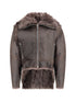 RICK OWENS 42 exploder shearling jacket 