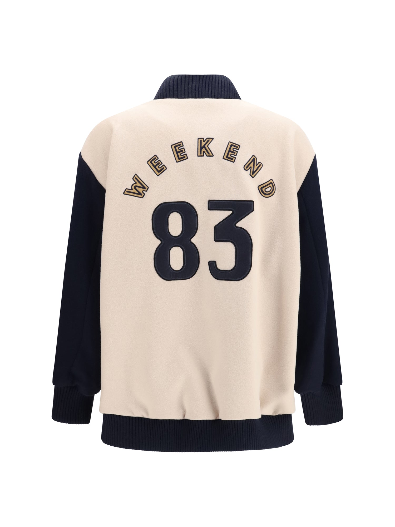 MAX MARA WEEKEND 38 oversized bomber in double wool