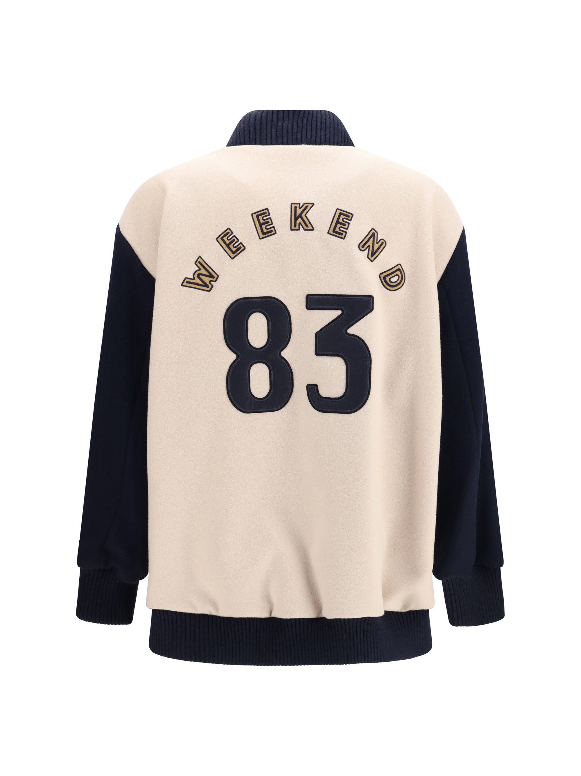 MAX MARA WEEKEND 38 oversized bomber in double wool