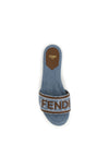 ff denim sandals