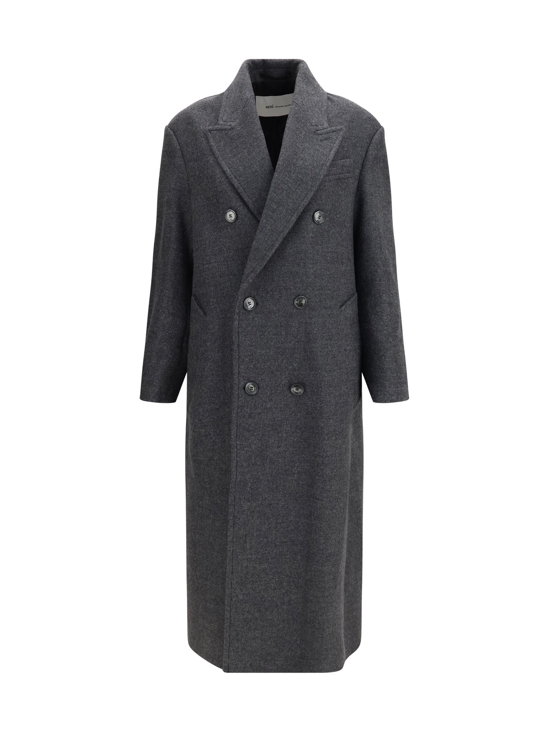 AMI PARIS 34 long double-breasted wool coat