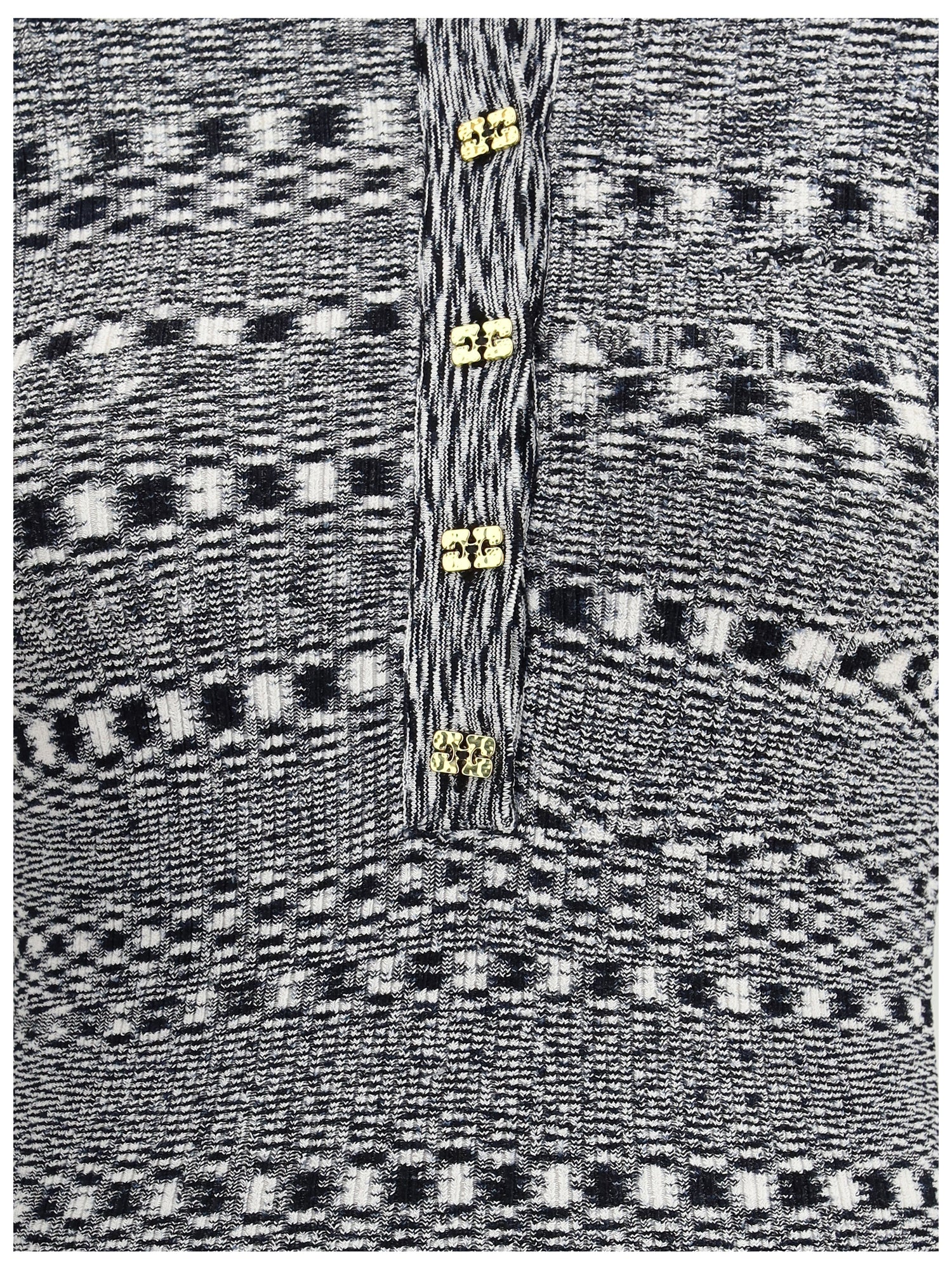 GANNI M space-dye polo