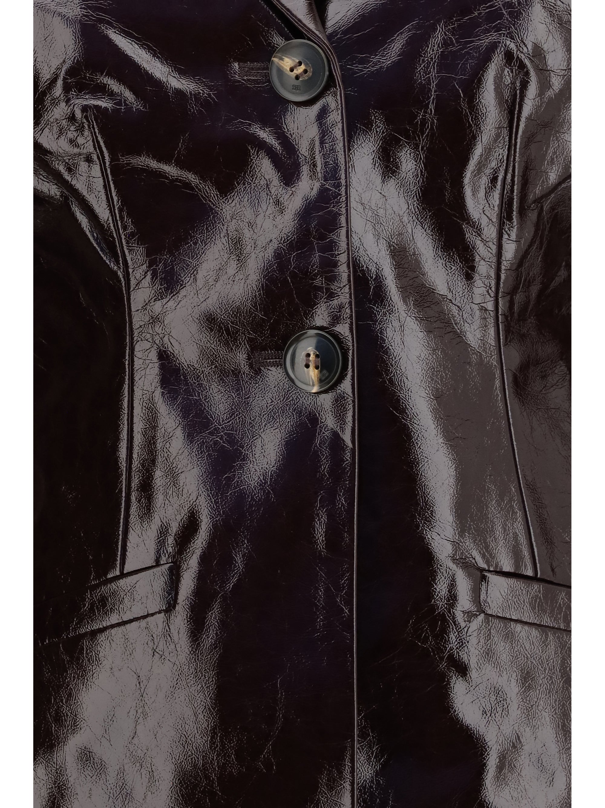 future glossy-finish jacket