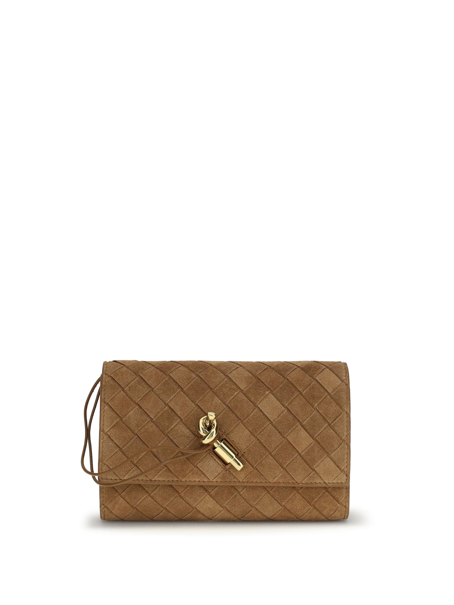 BOTTEGA VENETA OS andiamo clutch with shoulder strap