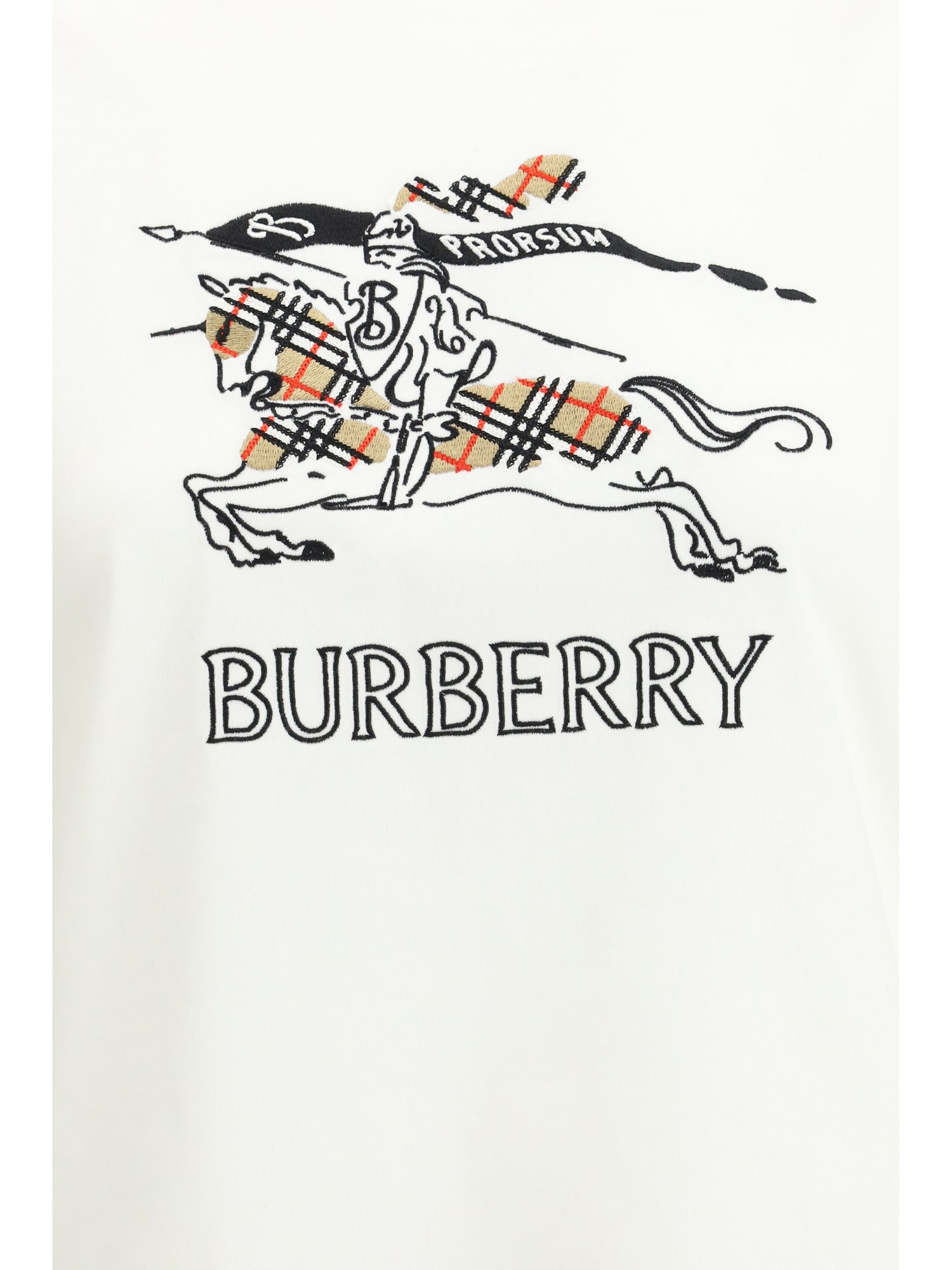 BURBERRY M cotton t-shirt with drawn ekd