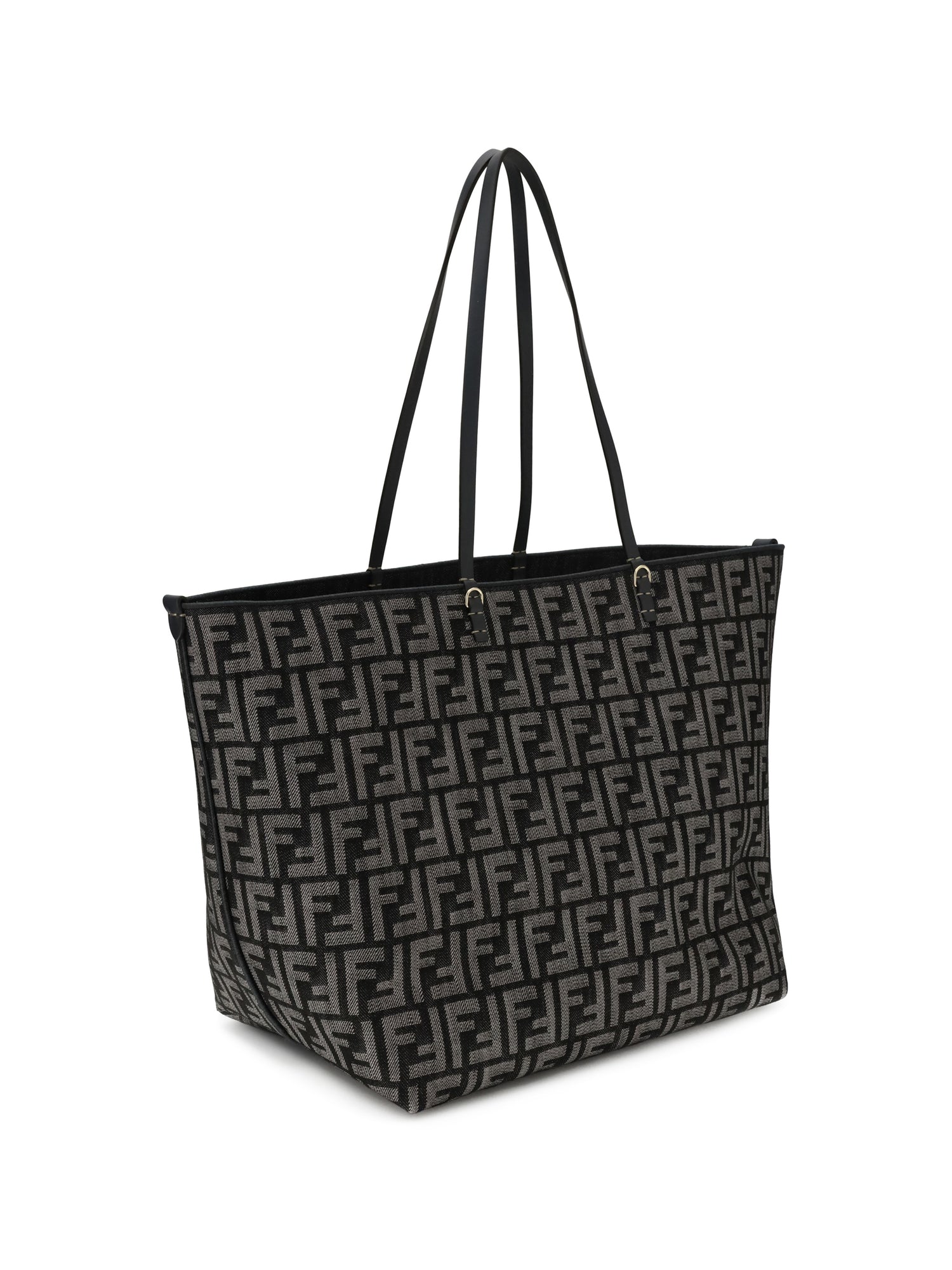 FENDI OS roll large shopper bag with all-over ff motif