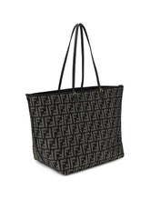 FENDI OS roll large shopper bag with all-over ff motif