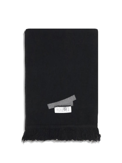 MM6 OS wool scarf
