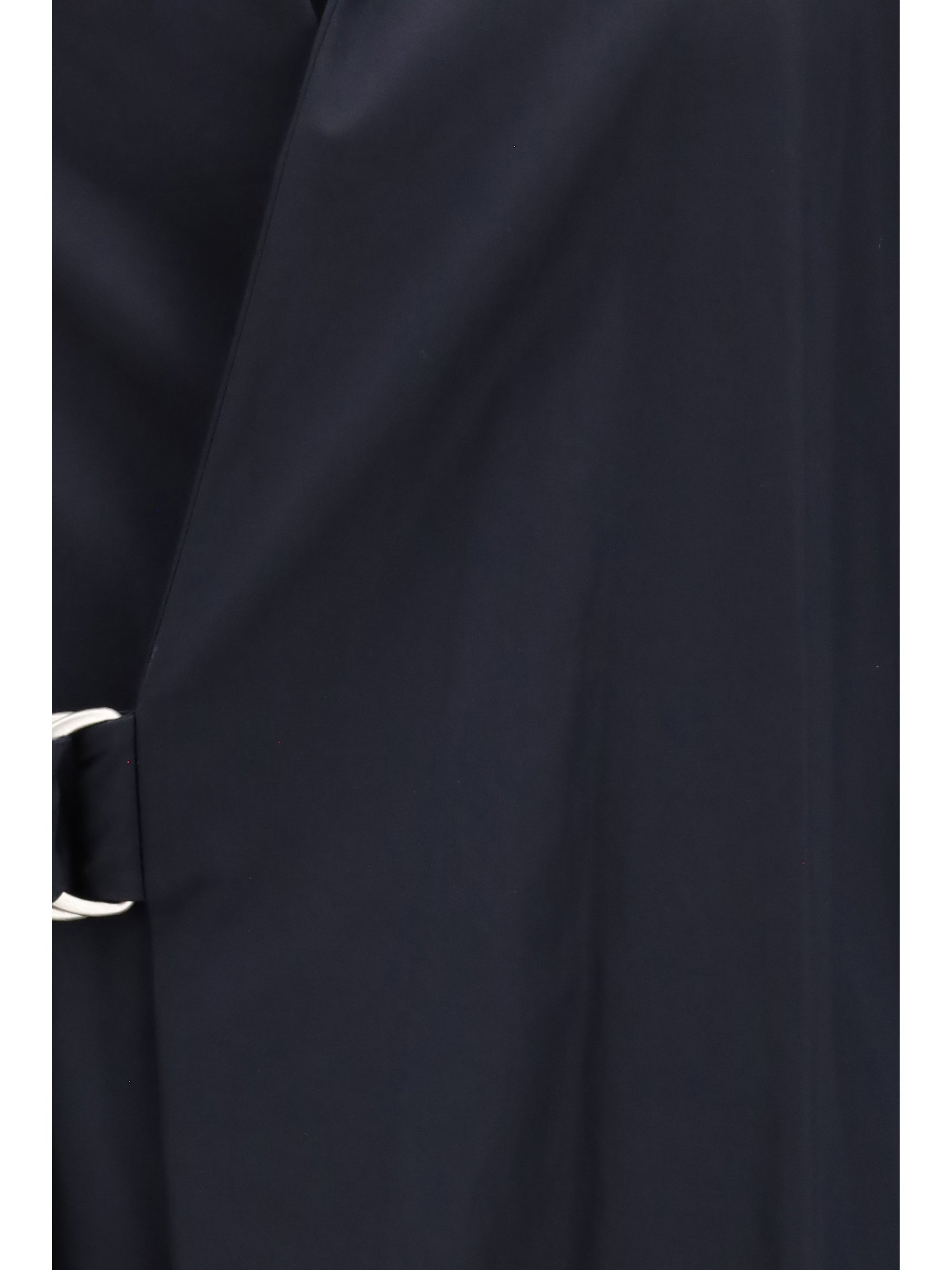 layered belted midi dress