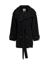 MAX MARA SPORTMAX 38 short wool trench coat 