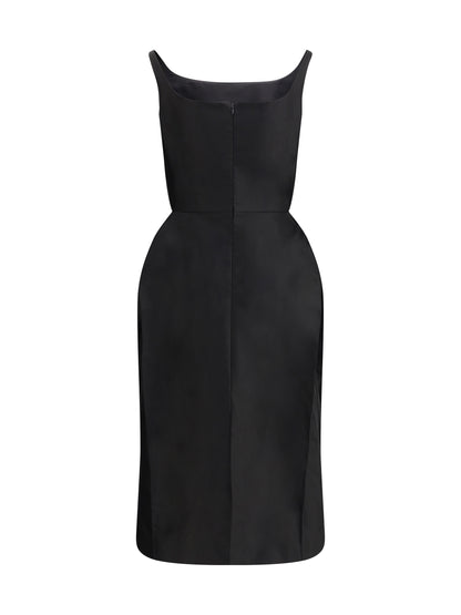 MAGDA BUTRYM 36 hip pad midi dress