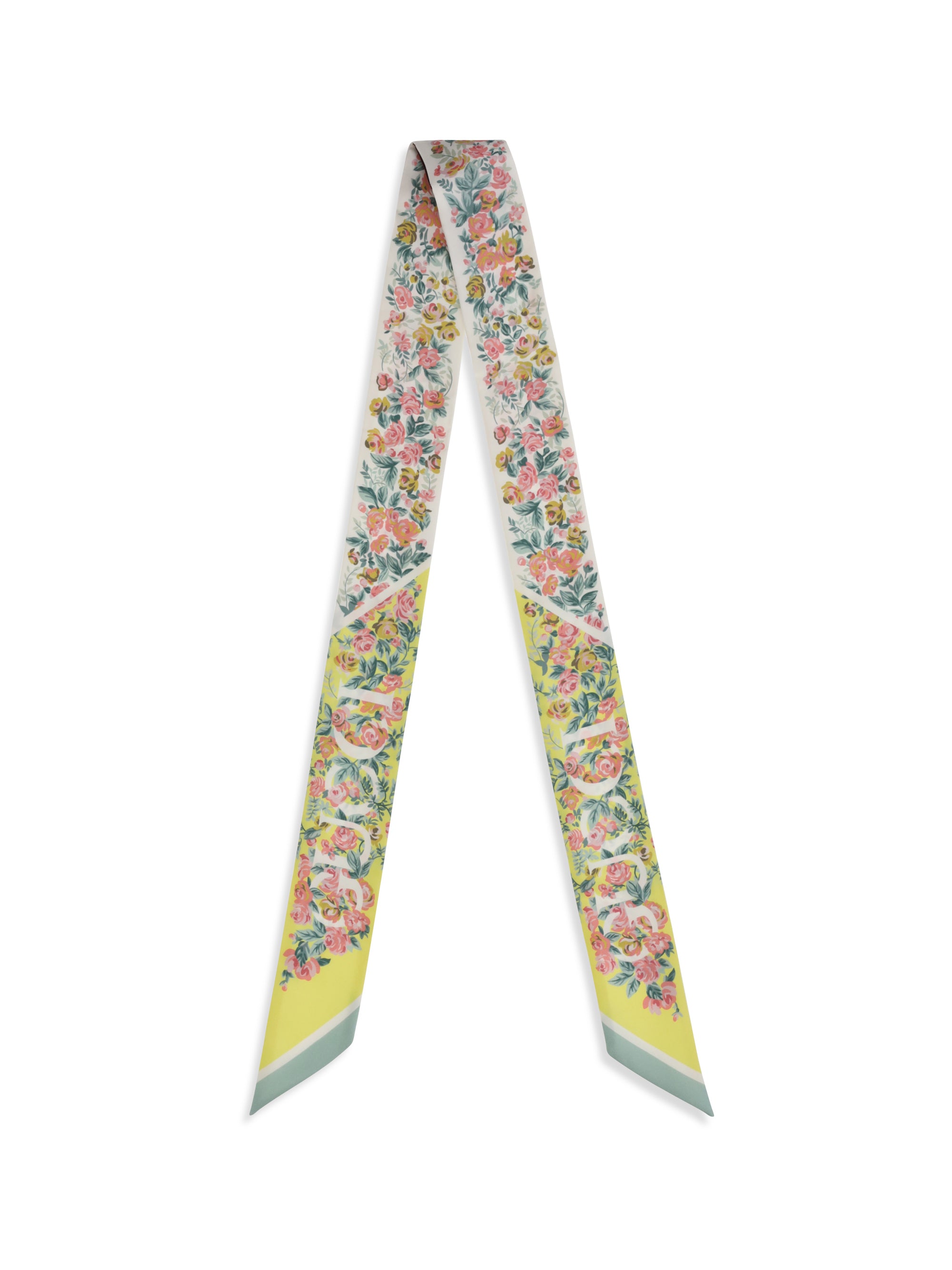 printed silk twill scarf