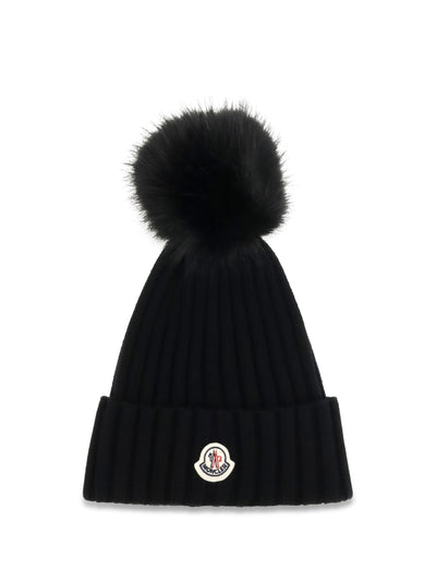 wool hat with pon pon
