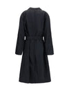 double-breasted belted coat