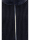 high-neck fur jacket
