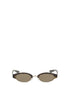 ALEXANDER MCQUEEN OS ellipse sunglasses