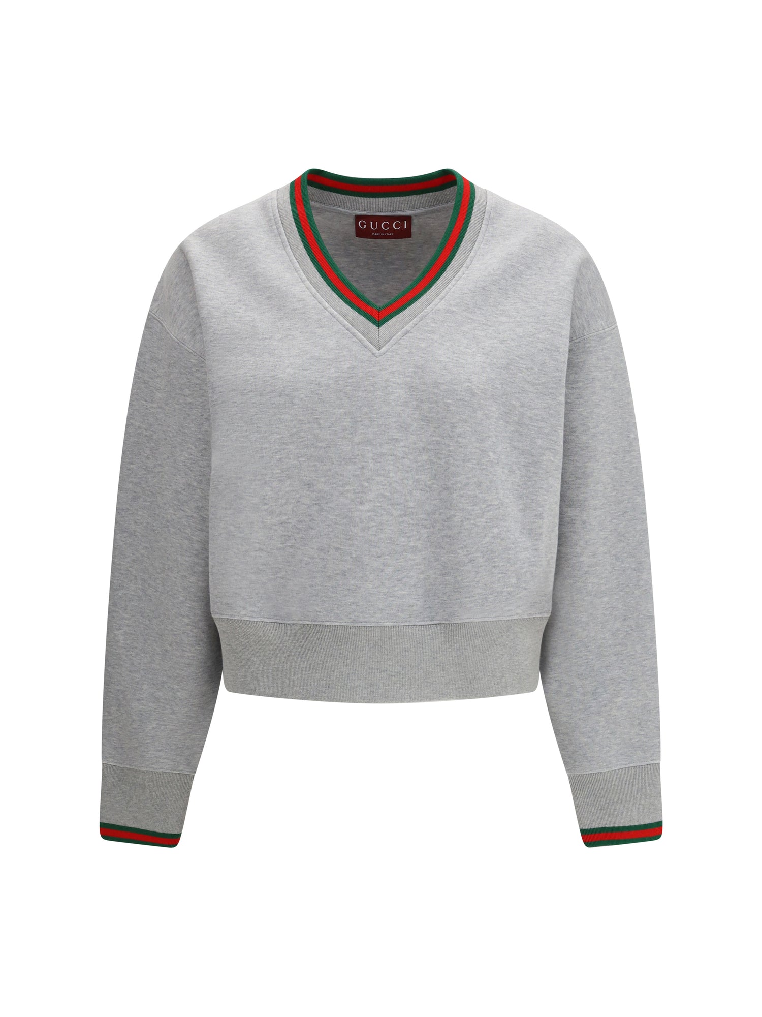 GUCCI S web cotton jersey sweatshirt 