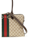 large horsebit web top handle bag