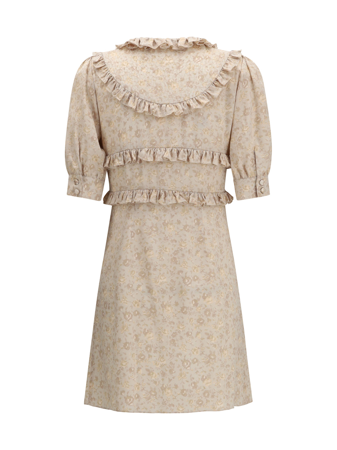 ALESSANDRA RICH 38 floral dress with ruffles