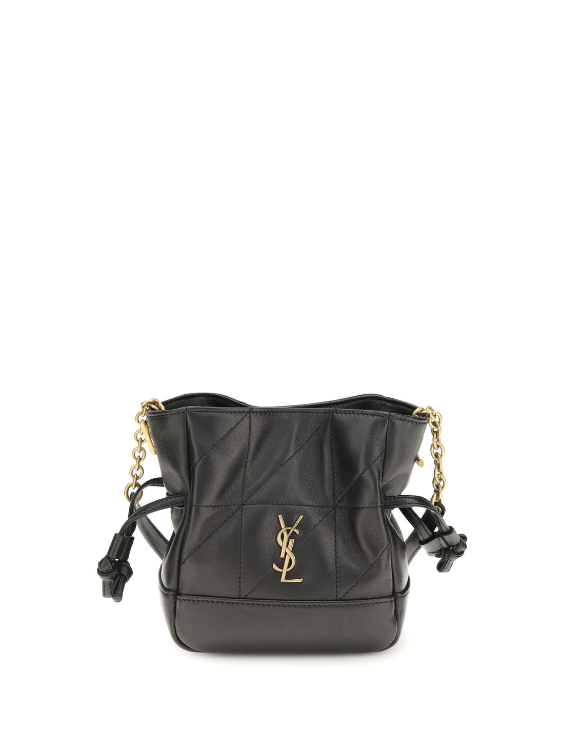 SAINT LAURENT OS jamie mini leather clutch bag