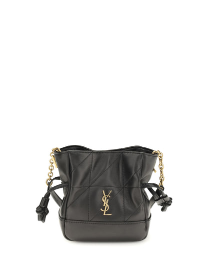 SAINT LAURENT OS jamie mini leather clutch bag