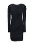 MARANT ETOILE 36 denise short dress in draped jersey