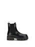 PRADA 41 brushed leather ankle boots