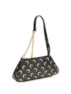 moon motif shoulder bag