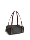 emblème bowling nappa shoulder bag