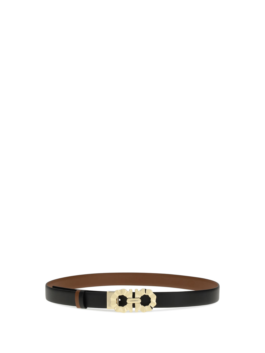 FERRAGAMO 75 gancini reversible belt