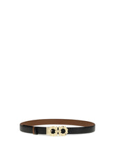 FERRAGAMO 75 gancini reversible belt