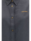denim-style cotton shirt