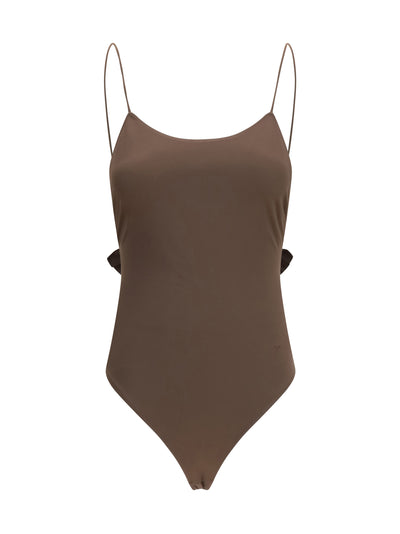 cabana one-piece swimsuit with ruffles