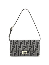 FENDI OS ff denim clutch bag