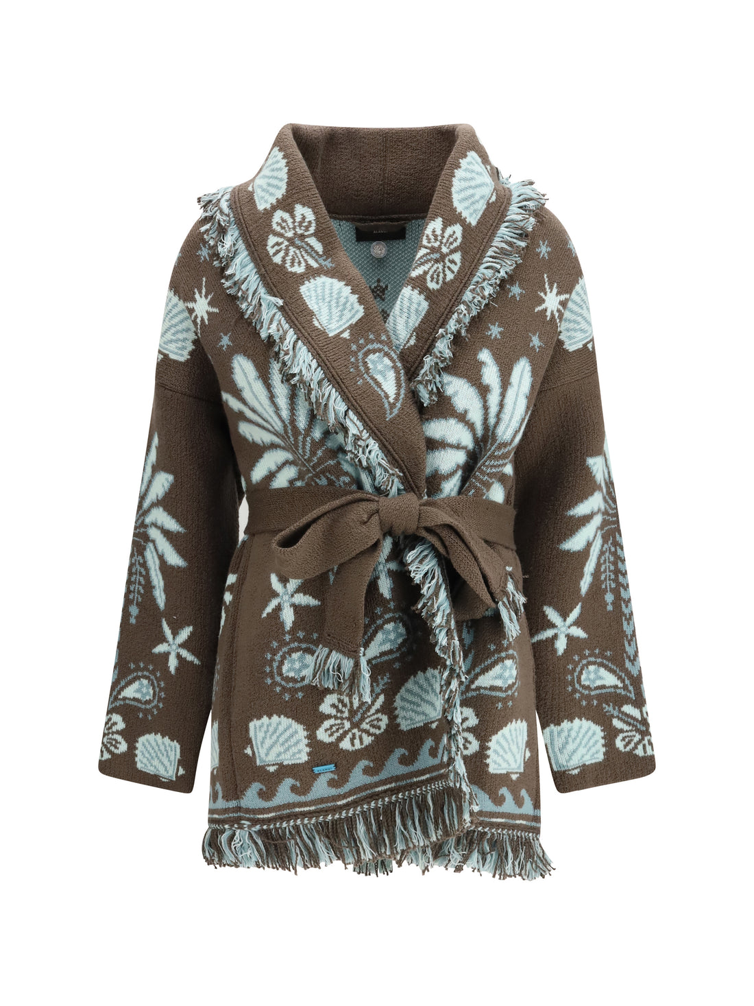ALAIA S echoes of the island cardigan