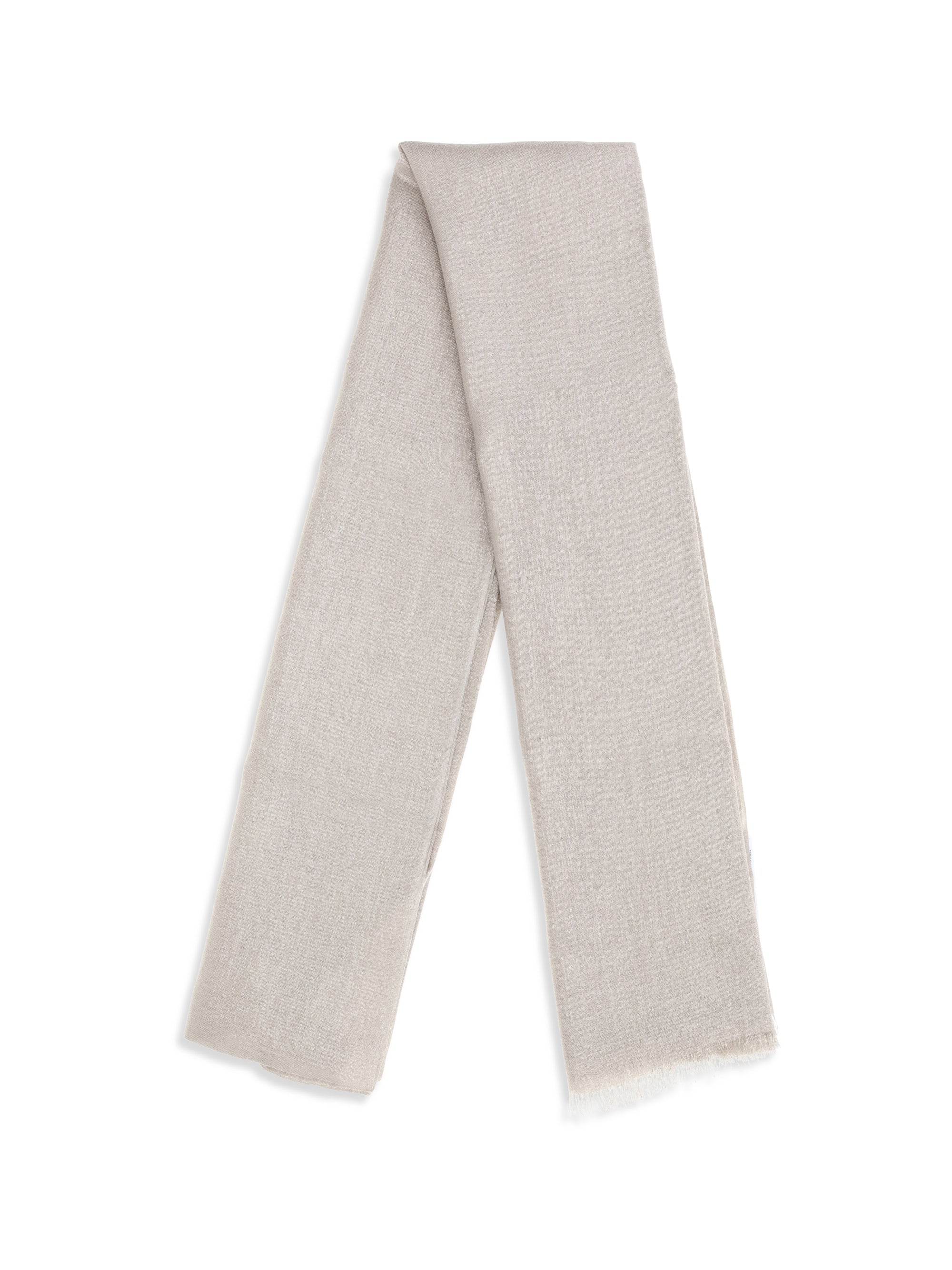BRUNELLO CUCINELLI OS silk and cashmere scarf