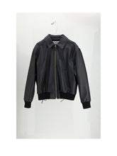 CELINE 36 blouson aviateur detail lacage